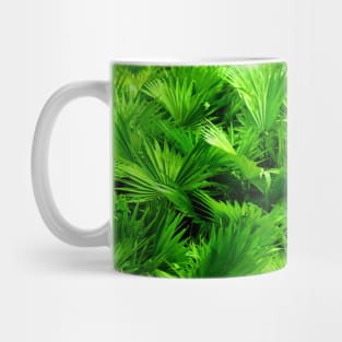 Green palm trees Mug